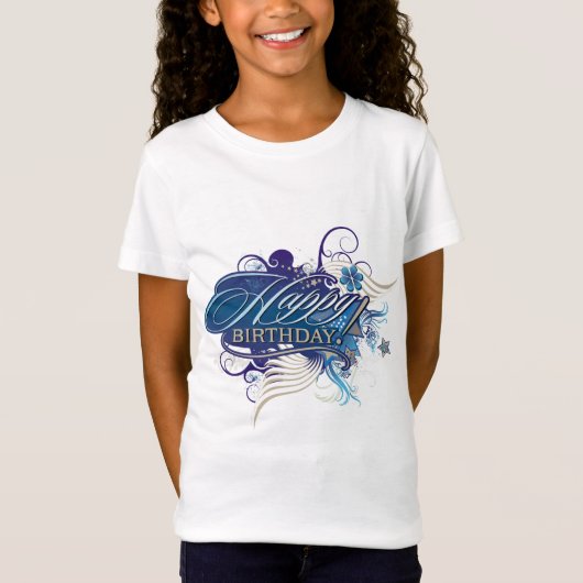 T-Shirt Joyeux anniversaire (Devant)