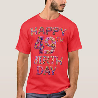 T-shirt Joyeux anniversaire 49e