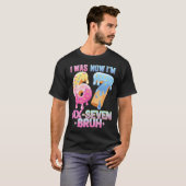 T-shirt Joyeux Anniversaire 7 Ans J'avais 6 Ans Maintenant (Devant entier)