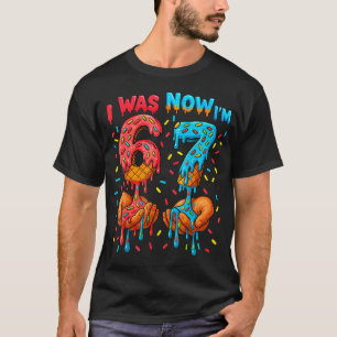 T-shirt Joyeux Anniversaire 7 Ans J'étais 6 Maintenant J'a