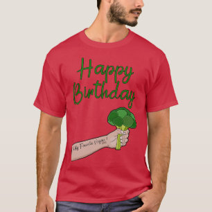 T-shirt Joyeux Anniversaire À Mon Herbivore Favori