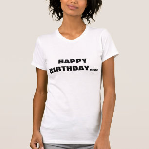 T-SHIRT JOYEUX ANNIVERSAIRE À MON MARI !