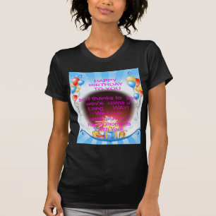 T-shirt Joyeux anniversaire à vous Art Imprimer