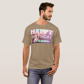 T-shirt Joyeux anniversaire Ayez une belle Personnaliser d (Devant entier)
