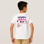 T-shirt Joyeux anniversaire BoY (Dos entier)
