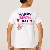T-shirt Joyeux anniversaire BoY (Dos)