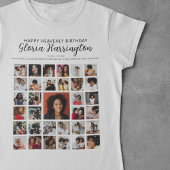 T-shirt Joyeux anniversaire céleste | Mémorial de l'hommag