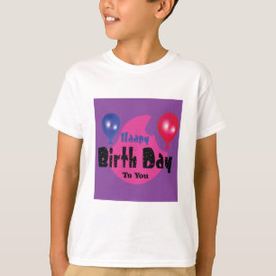 T-shirt Joyeux Anniversaire – Création de Fête Colorée