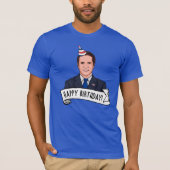 T-shirt Joyeux Anniversaire D'Andrew Cuomo (Devant)