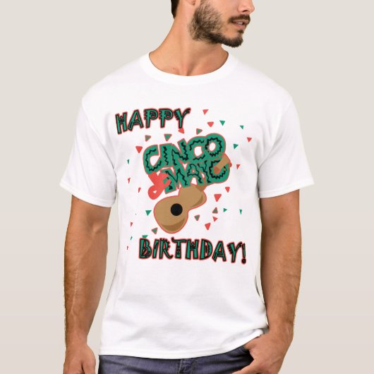 T-shirt Joyeux anniversaire de Cinco De Mayo ! (Devant)