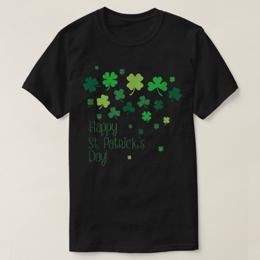 T-shirt Joyeux anniversaire de Saint-Patrick (Design devant)