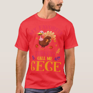T-shirt Joyeux anniversaire de Thanksgiving Day My Favorit