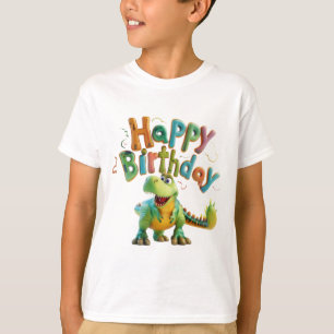 T-shirt Joyeux Anniversaire Dinosaure – Fête de Dino Migno