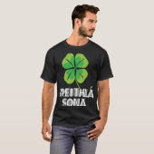 T-shirt Joyeux Anniversaire En Irlandais Breithla Sona St  (Devant entier)