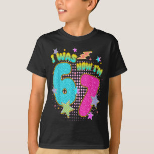 T-shirt Joyeux Anniversaire Enfants 7 Ans J'avais 6 Ans Ma
