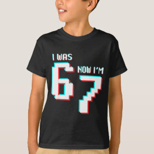 T-shirt Joyeux Anniversaire Enfants de 7 Ans Était 6 Maint