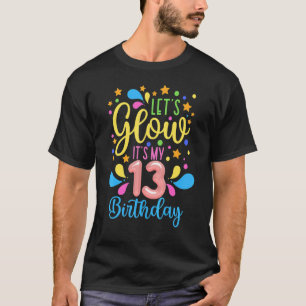 T-shirt Joyeux Anniversaire Faisons la fête de Glow C'est