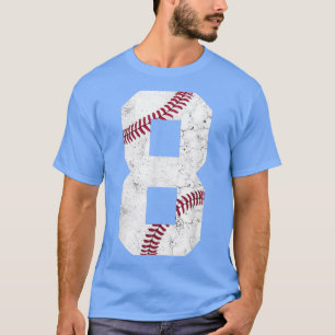 T-shirt Joyeux anniversaire Huit ans de baseball Enfants 8