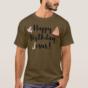 T-shirt Joyeux anniversaire Jesus Boho Christian Christmas