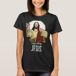 T-shirt Joyeux anniversaire Jésus meilleur vêtement de Noë