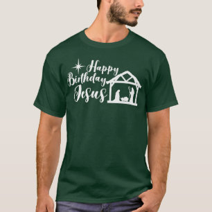 T-shirt Joyeux anniversaire Jésus Noël