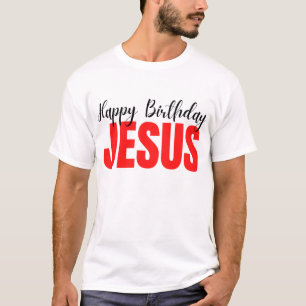 T-shirt Joyeux anniversaire Jésus Noël