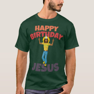 T-shirt Joyeux anniversaire Jésus Noël Premium