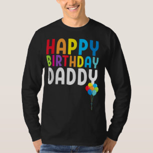 T-shirt Joyeux anniversaire papa mignonne bébé papa's Birt