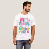 T-shirt Joyeux Anniversaire Squish Squad Mallow Girls Enfa (Devant entier)