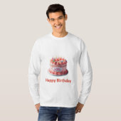 T-shirt Joyeux anniversaire T Shirt Design (Devant entier)