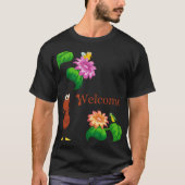 T-shirt Joyeux anniversaire vous souhaite une vie heureuse (Devant)