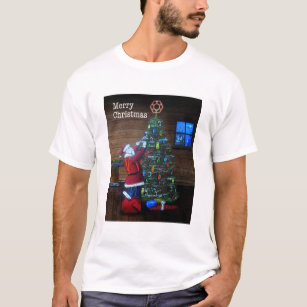 T-shirt Joyeux Arboriste de Noël Arbre Chirurgien Arbre de
