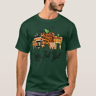 T-shirt Joyeux automne Yall Dental Squad Dentist Thanksgiv
