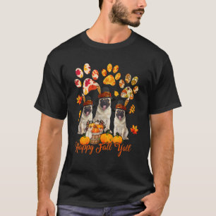 T-shirt Joyeux automne Y'all Thanksgiving Trois Carlins to