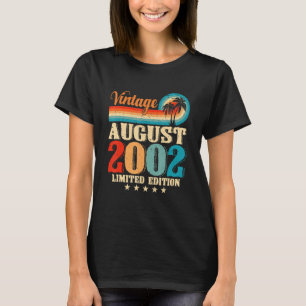 T-shirt Joyeux avec la famille Août 2002 20e anniversaire 