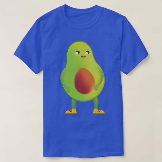T-shirt Joyeux Avocado végétalien fruits cadeau de nourrit (Design devant)