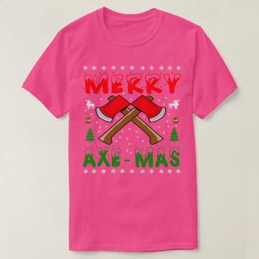 T-shirt Joyeux axemas ts 2 (Design devant)