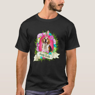 T-shirt Joyeux Beagle de Pâques portant Cool des oeufs d'o