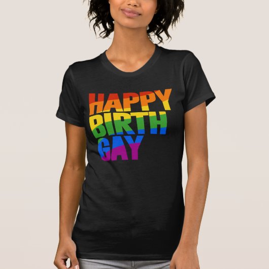 T-shirt Joyeux Birthgay (Devant)