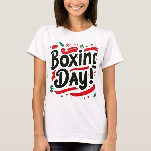 T-shirt Joyeux Boxing Day (Devant)