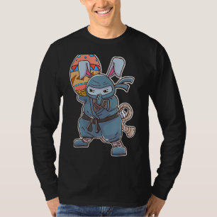 T-shirt Joyeux Bunny de Pâques Ninja Egg de chasse Seaso