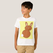 T-shirt Joyeux Bunny-Enfants de Pâques T Chemise (Devant entier)