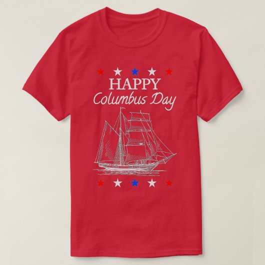 T-shirt Joyeux cadeau Columbus Day pour hommes enfants Gre (Design devant)