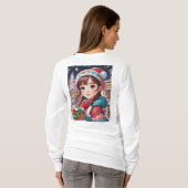 T-shirt Joyeux cadeau de Noël (Dos entier)