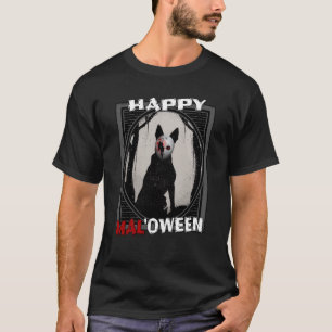 T-shirt Joyeux cadeau Maloween Malinois belge Halloween