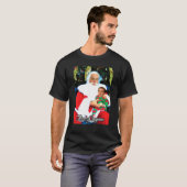 T-shirt Joyeux Cagemas Père Noël Knee Nicolas Cage Noël818 (Devant entier)