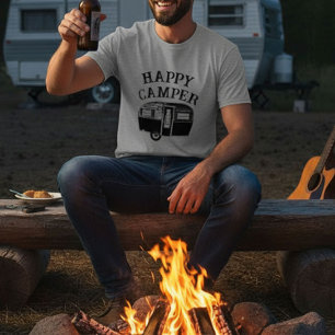 T-shirt Joyeux Camper Camping Trailer