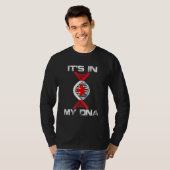 T-shirt Joyeux Canada Day Canadian Flag Maple It Is My Dna (Devant entier)