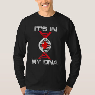 T-shirt Joyeux Canada Day Canadian Flag Maple It Is My Dna