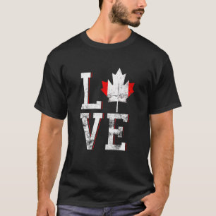 T-shirt Joyeux Canada Day I Love Canada Maple Leaf drapeau